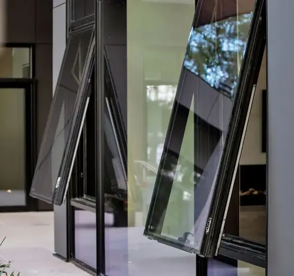 European tilt-and-turn windows on a modern home